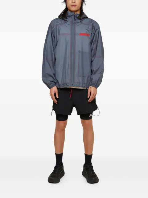 District Vision x Massimo Osti logo hooded jacket