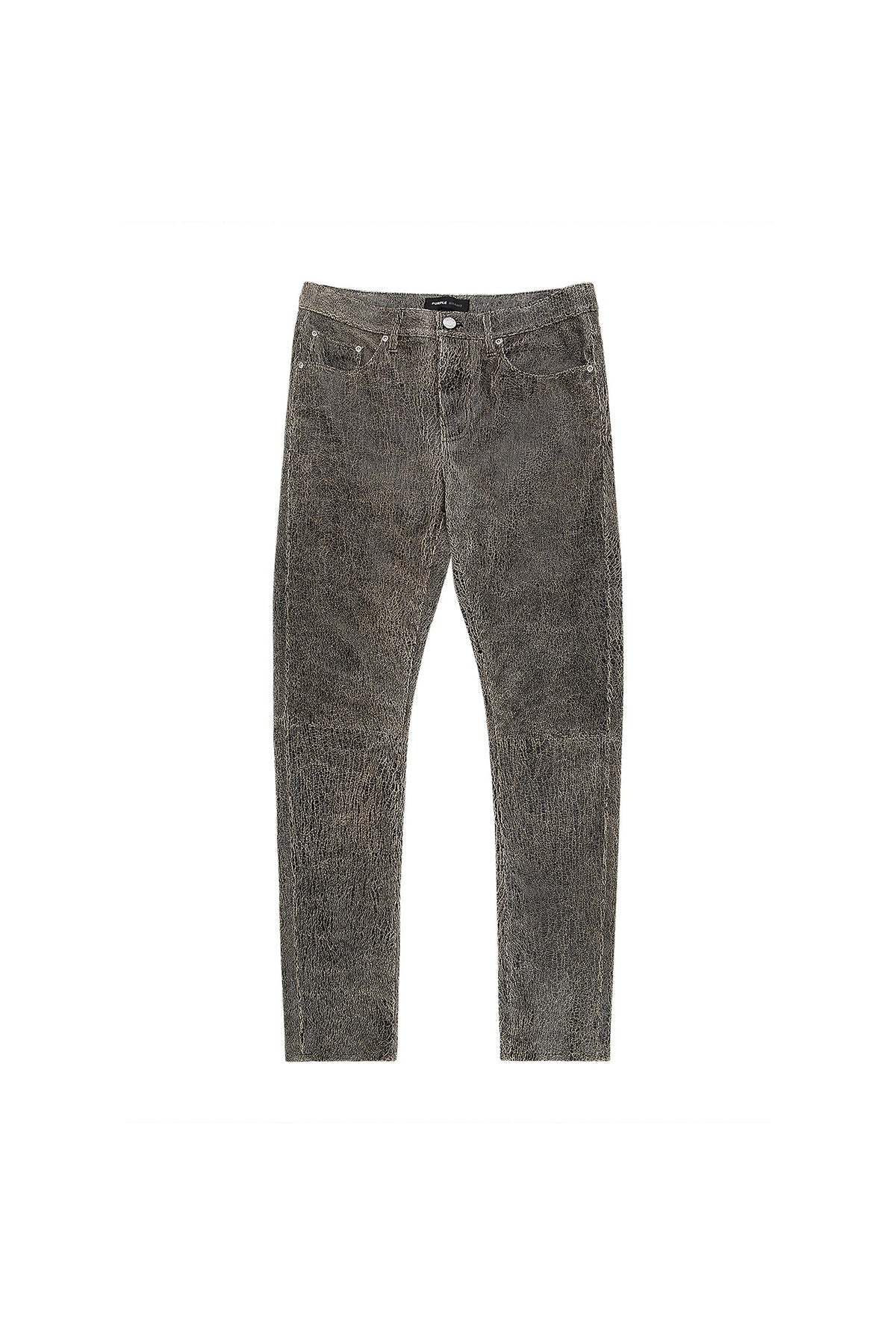 P001 Slim Fit Leather Pant
